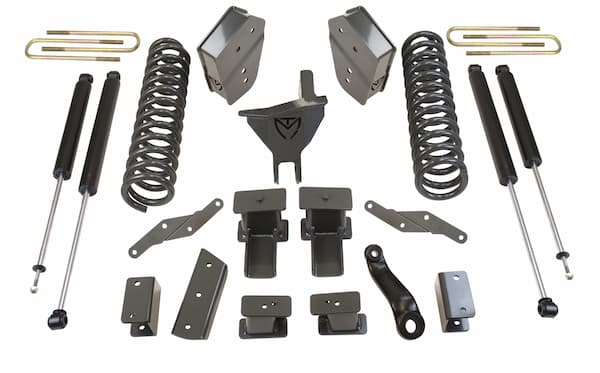 MaxTrac | 17-22 Ford F-250 4WD 6in-2in MaxPro Coil | Lift Kit with Radius Arm Brkts & MaxTrac Shocks