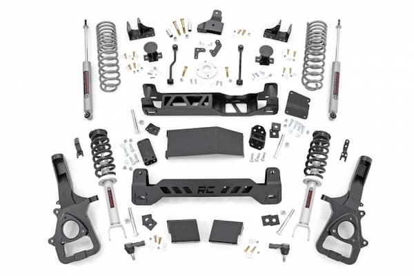 Rough Country | 19-22 Ram 1500 4WD 6 Inch | Lift Kit N3 Struts Dual Rate Coils
