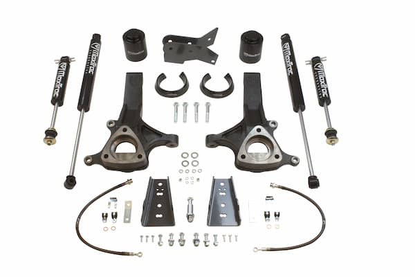 MaxTrac | 09-18 RAM 1500 2WD 6.5in-4in Spindle & | Spacer Value Lift Kit with MaxTrac Shocks