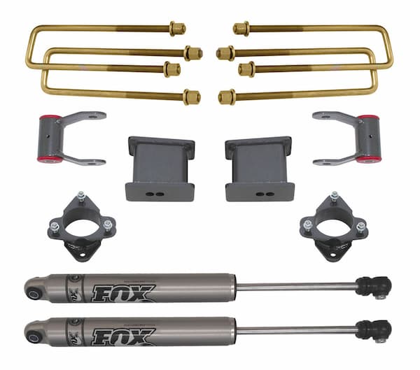 MaxTrac | 16-19 Chevy-GMC Silverado 1500-Sierra 1500 2WD-4WD with | Stamped Steel-Alum. Susp. 4in Rear Lift Kit