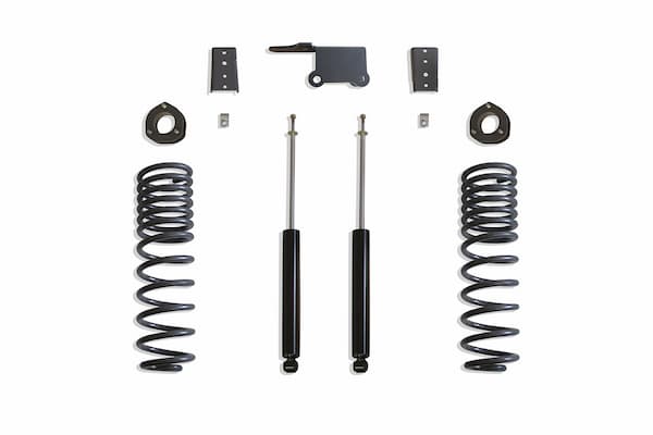 MaxTrac | 19-22 RAM 1500 2WD 4in Rear Coil | Spacers & Sway Bar Brackets with Maxtrac Shocks