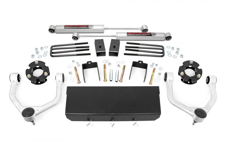 Rough Country | 16-21 Nissan Titan XD 2WD-4WD 3 | Inch Lift Kit N3 Shocks
