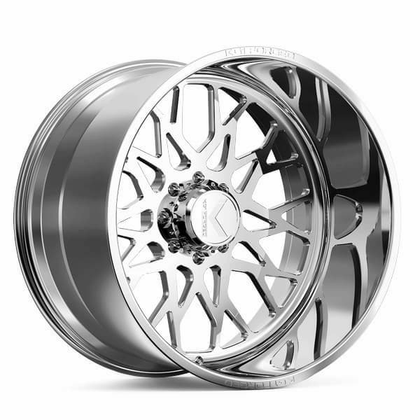KG1 Forged Wheels Torture KF019 Polished 24x14 -76mm Offset 8x170