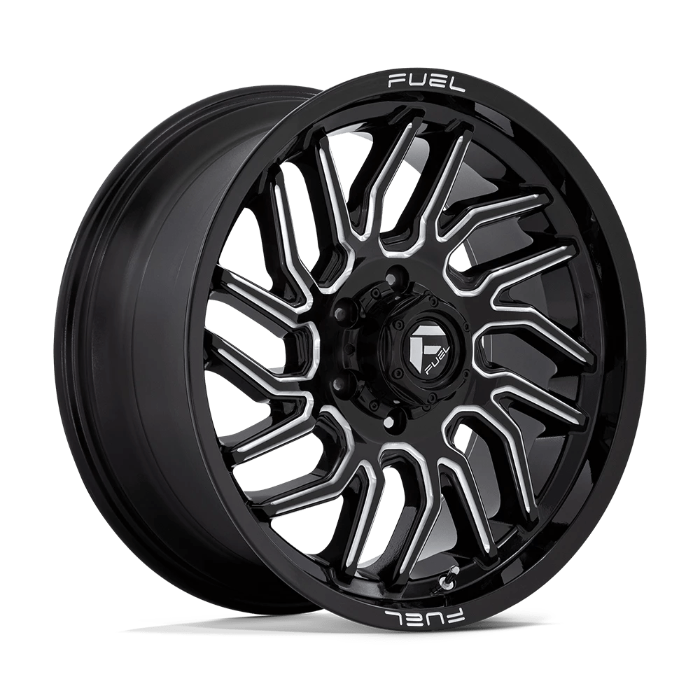 Fuel Offroad Wheels Hurricane D807 Gloss Black Milled 20x9 20mm Offset 6x135