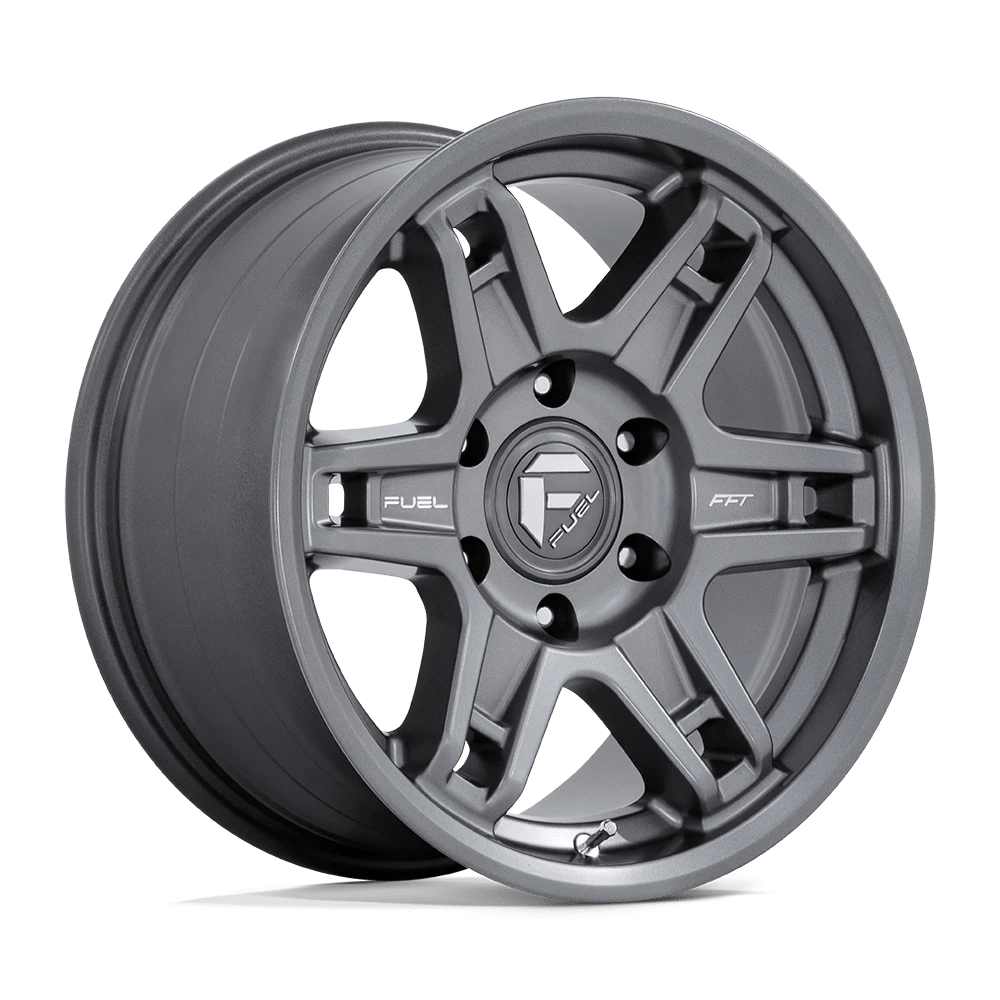 Fuel Offroad Wheels Slayer D838 Matte Gunmetal 17x9 -38mm Offset 6x139.7 (6x5.5)