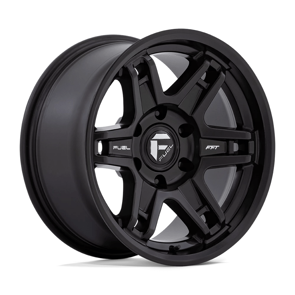 Fuel Offroad Wheels Slayer D836 Matte Black 17x9 -38mm Offset 5x127 (5x5) 2007-2026 Jeep Wrangler / Gladiator