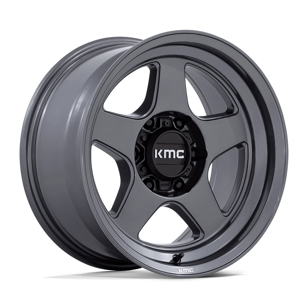 KMC Wheels Lobo KM728 Matte Anthracite 17x8.5 -10mm Offset 6x139.7 (6x5.5)