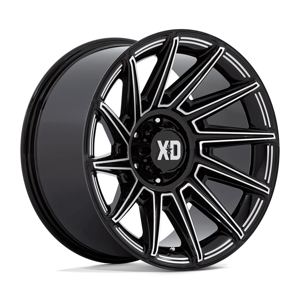 XD Series Wheels Specter XD867 Gloss Black Milled 20x10 -18mm Offset 8x165.1 (8x6.5)
