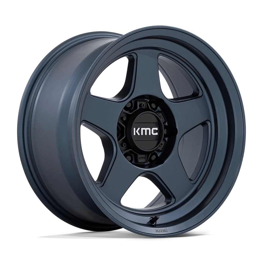 KMC Wheels Lobo KM728 Metallic Blue 17x8.5 -10mm Offset 6x135