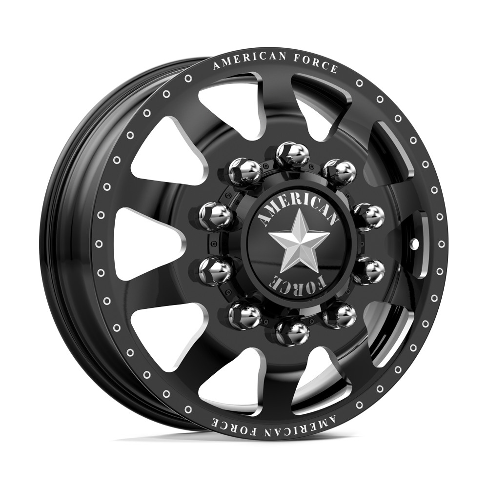 American Force Dually Front 11 Independence - Gloss Black Milled | 26x8.25 6mm | 8x170