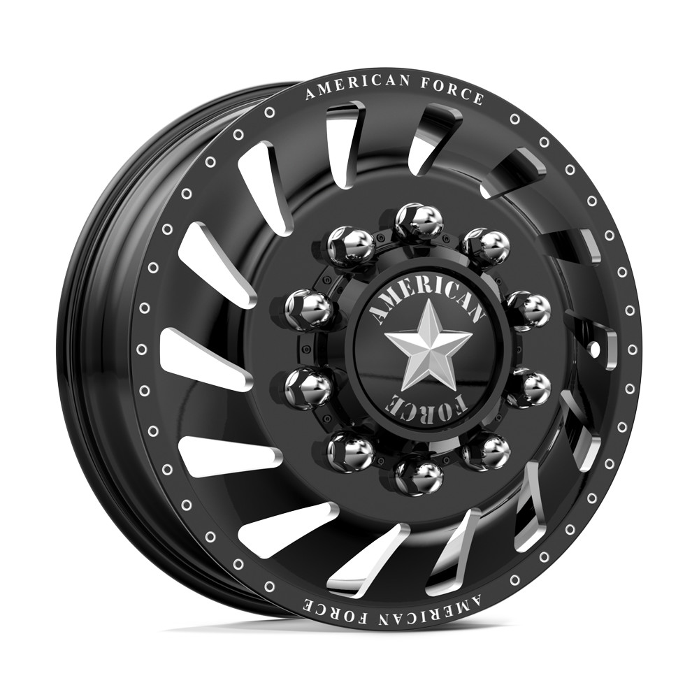 American Force Dually Front G11 Rewind - Gloss Black Milled | 26x8.25 6mm | 8x170