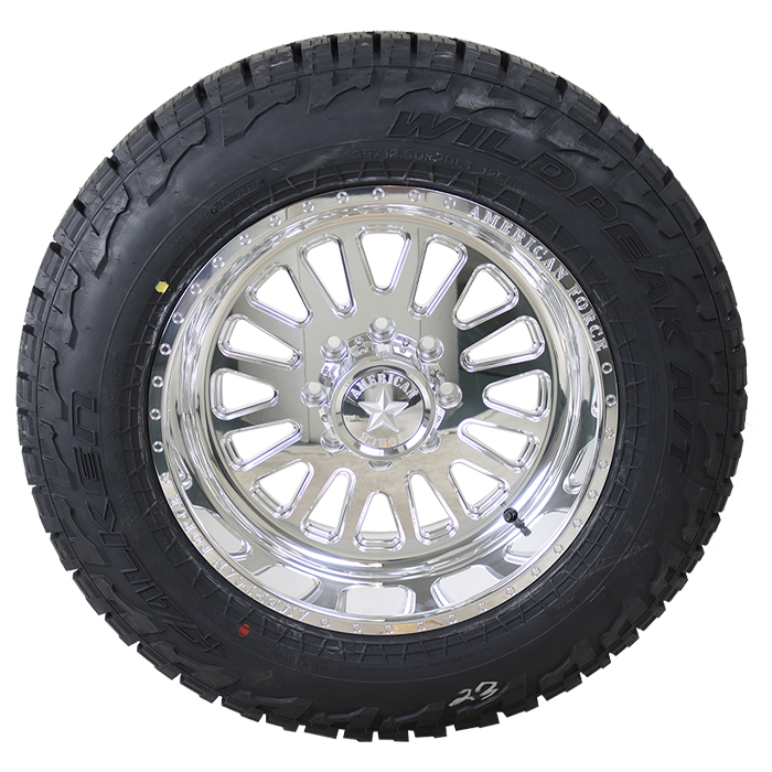 American Force F20 Atom Polished Falken Wildpeak AT3W