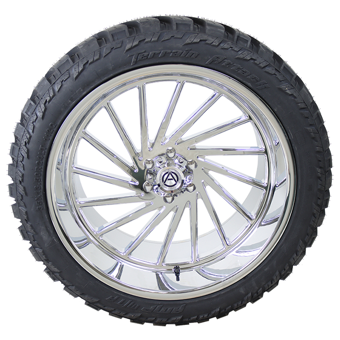 Artem Offroad A205 Curvus Chrome AMP Terrain Attack M/T