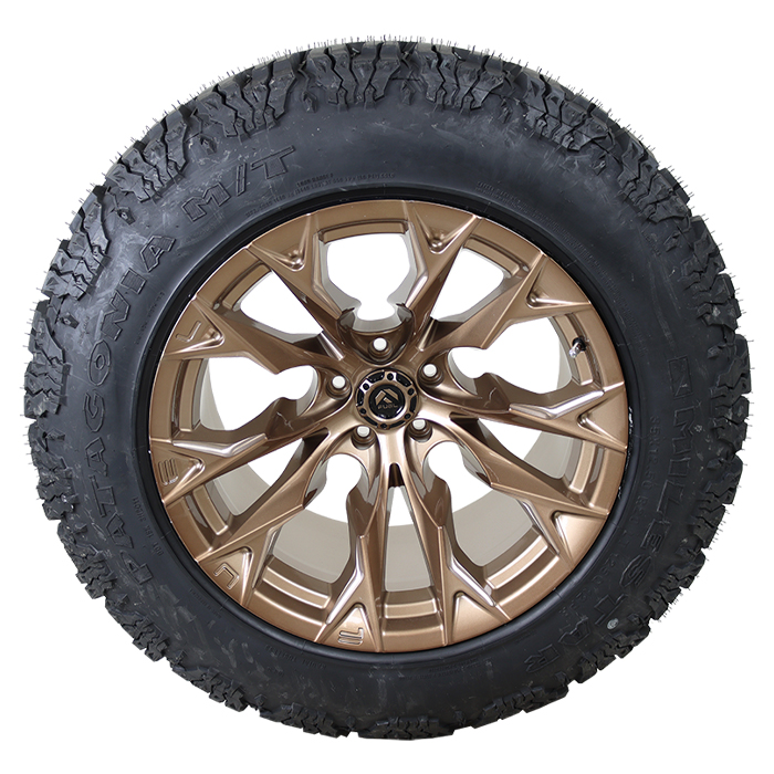 Fuel D805 Flame Platinum Bronze Milestar Patagonia M/T