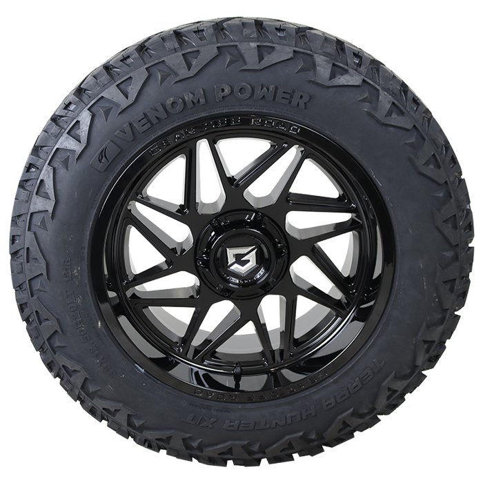 Gear Offroad 761B Ratio Gloss Black Venom Power Terra Hunter X/T