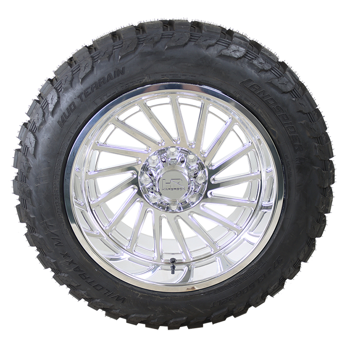 Hardrock Forged H905 Polished Landspider Wildtraxx M/T