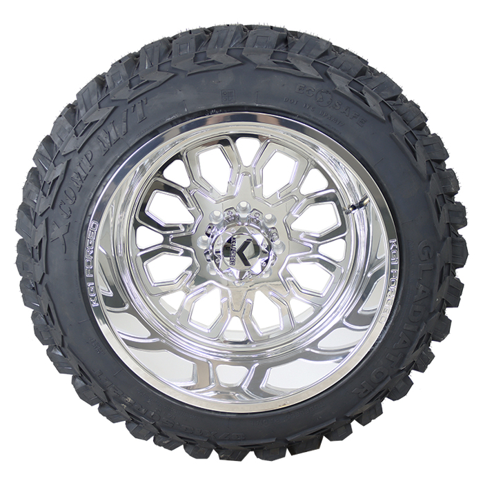 KG1 Forged Gear Polished Gladiator Xcomp M/T
