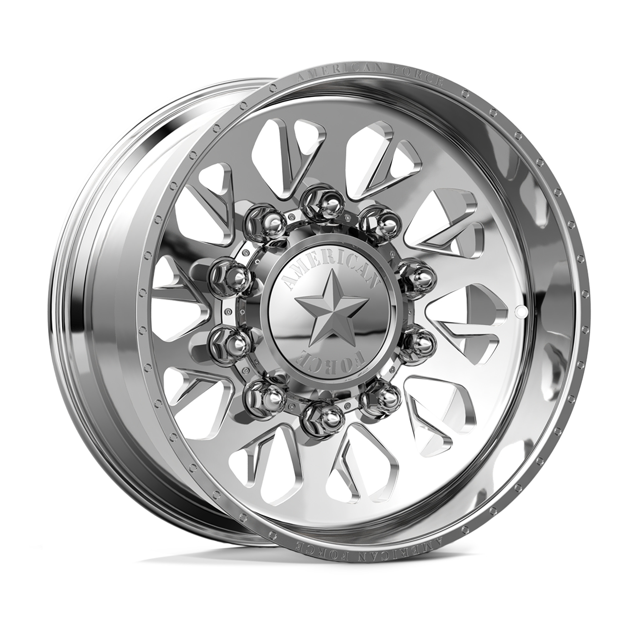 American Force Dually Front 7N10 Commander CCSD - Polished | 22x12 -40mm | 8x165.1 (8x6.5)