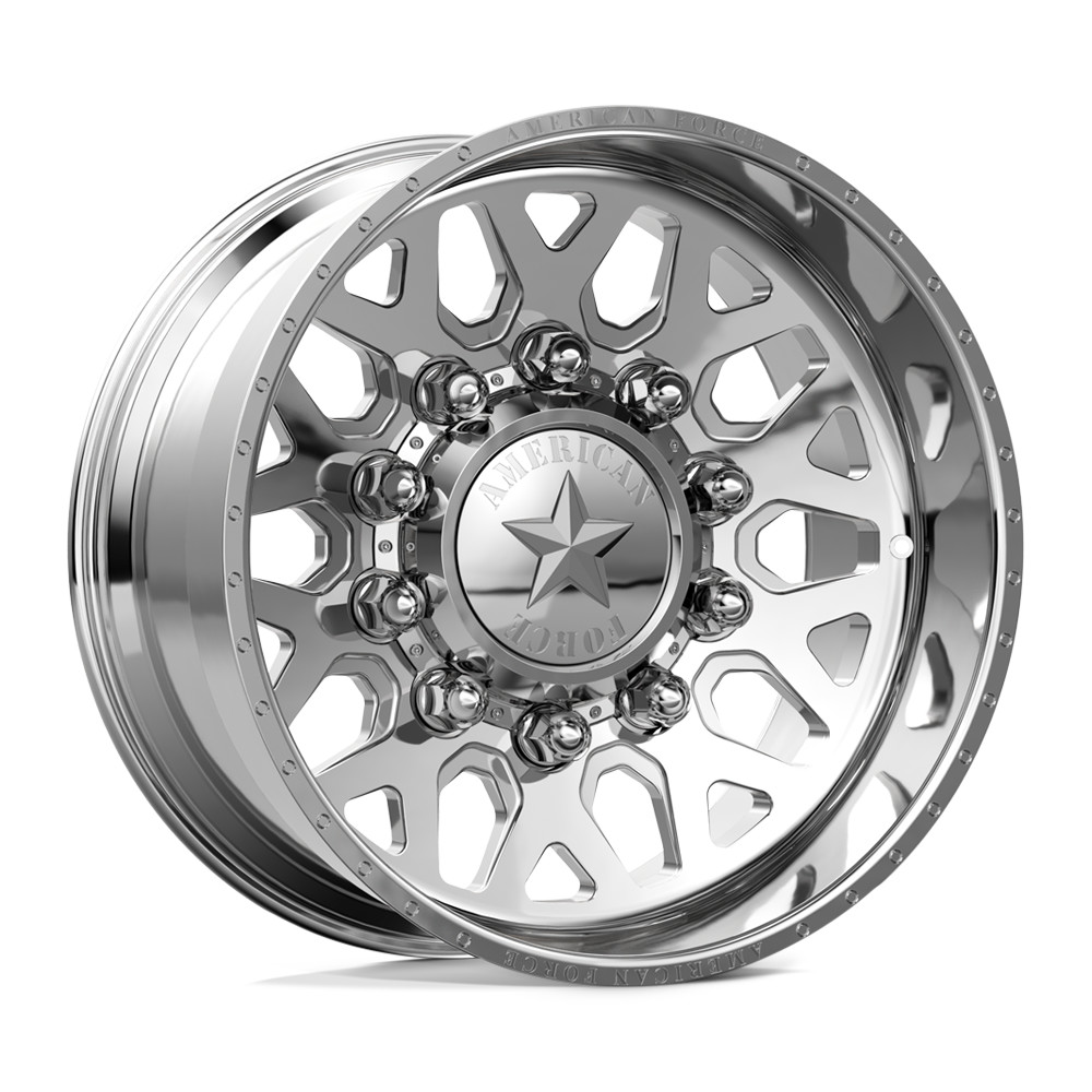 American Force Dually Front 7F91 Quake CCSD - Polished | 24x12 -40mm | 8x165.1 (8x6.5)