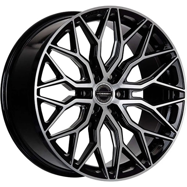 Vossen Wheels HF6-3 Brushed Gloss Black 20x9.5 15mm Offset 6x135