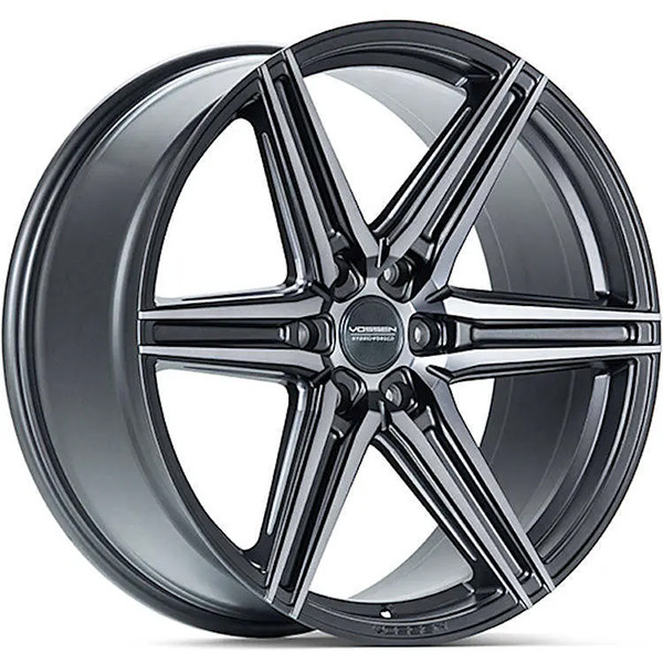 Vossen Wheels HF6-2 Tinted Matte Gunmetal 24x10 25mm Offset 6x139.7 (6x5.5)