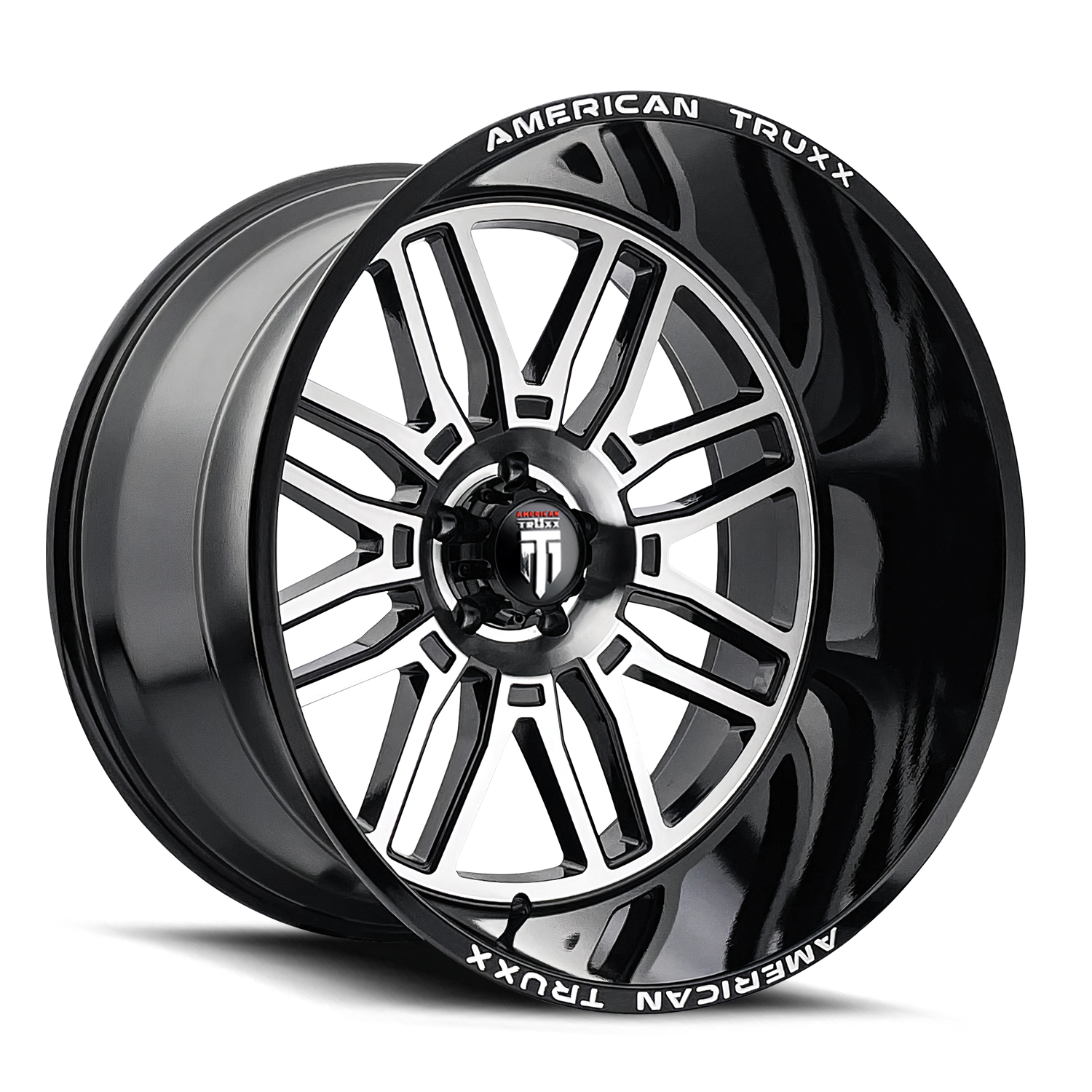American Truxx Wheels Restless AT1915 Black Machined 20x10 -25mm Offset 8x170