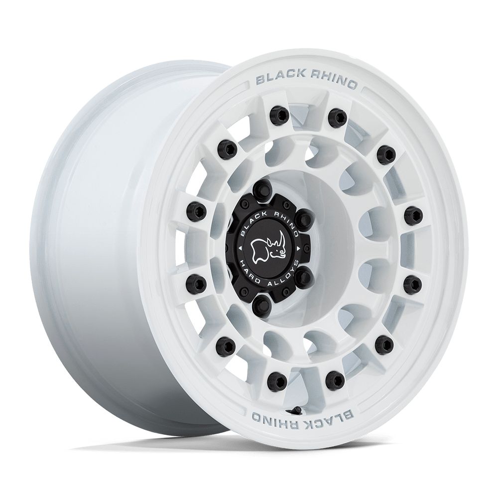 Black Rhino Wheels Fuji BR004 Gloss White 17x8 20mm Offset 6x139.7 (6x5.5)