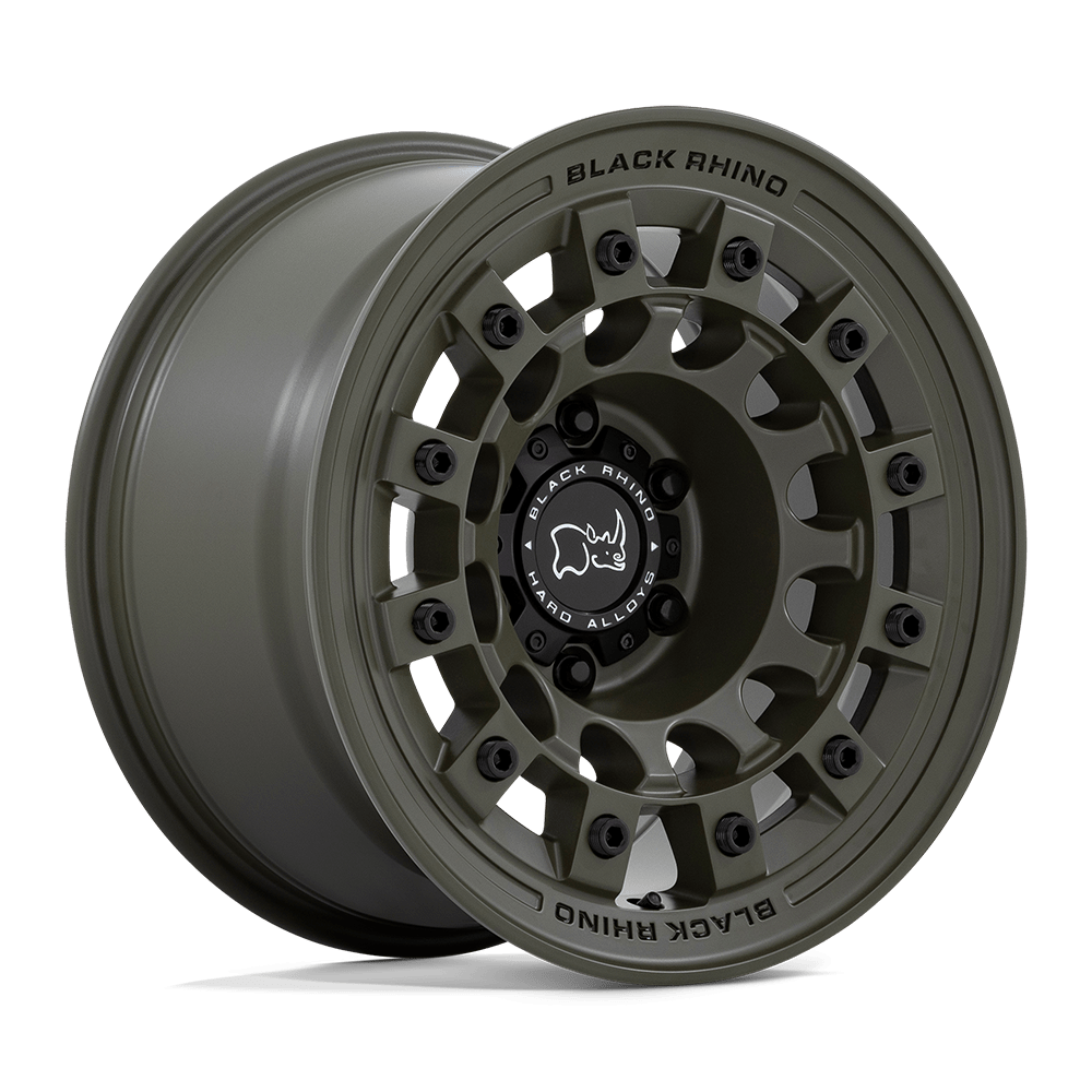 Black Rhino Wheels Fuji BR004 Olive Drab Green 17x8 38mm Offset 6x139.7 (6x5.5)