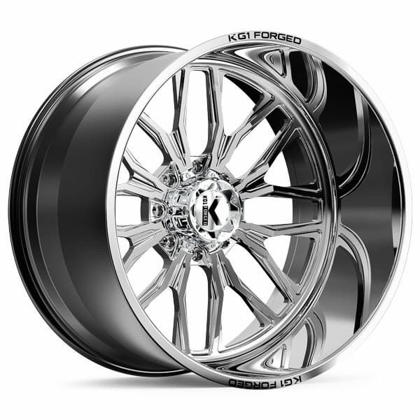 KG1 Forged Wheels Primacy KF001 Polished 26x16 -101mm Offset 8x180