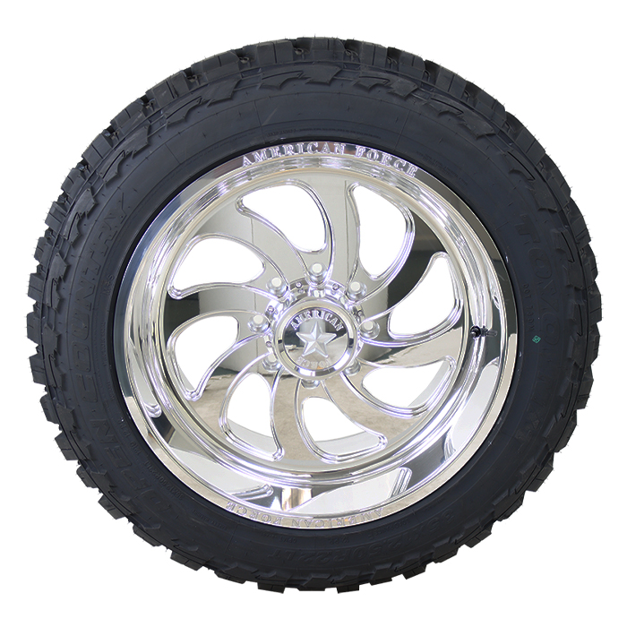 American Force G37 Grip Polished Toyo Open Country M/T