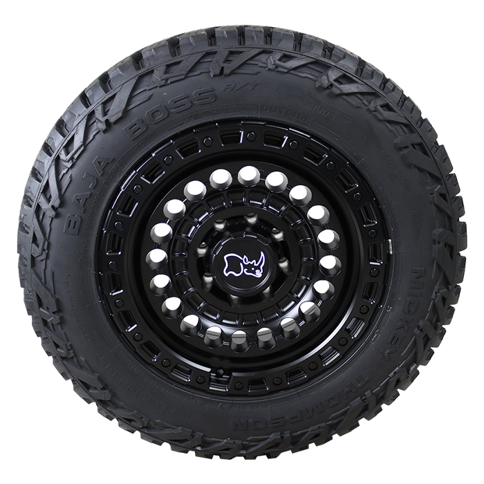 Black Rhino Sentinel Matte Black Mickey Thompson Baja Boss A/T