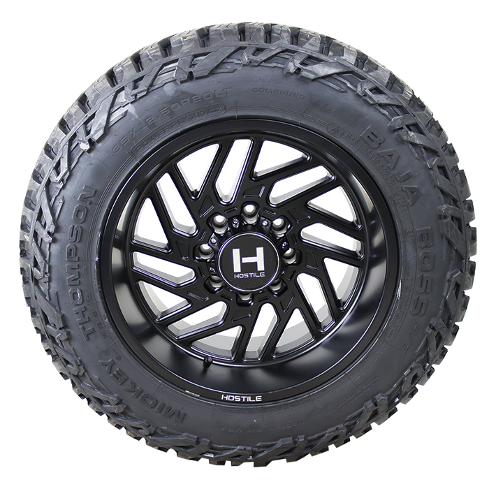 Hostile H116 Jigsaw Asphalt Mickey Thompson Baja Boss A/T