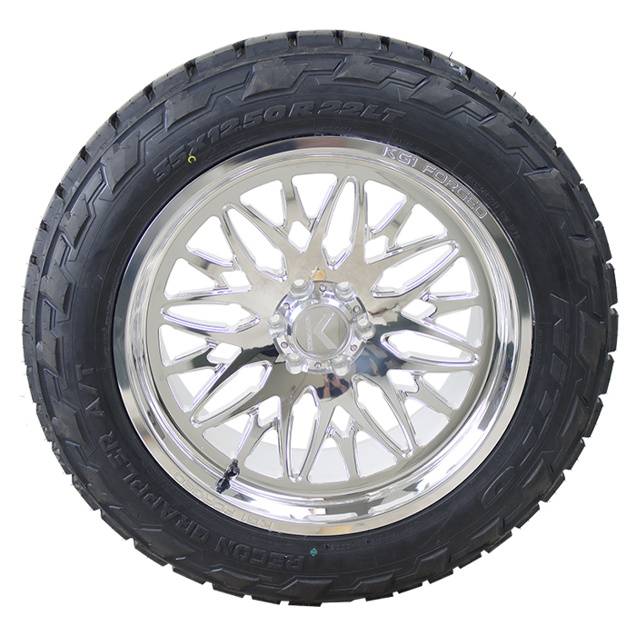 KG1 Forged Trident Polished Nitto Recon Grappler A/T