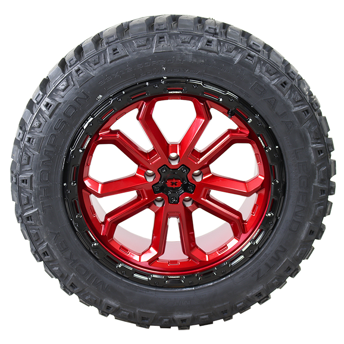 Vision 405 Korupt Gloss Red Gloss Black Lip Mickey Thompson Baja Legend MTZ