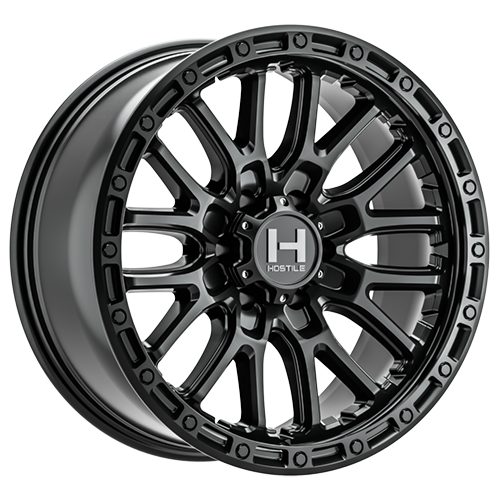 Hostile Wheels Ridgecrest H135 Asphalt 20x9 -12mm Offset 6x135