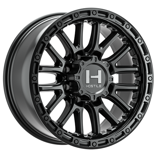 Hostile Wheels Ridgecrest H135 Asphalt 20x9 1mm Offset 8x165.1 (8x6.5)