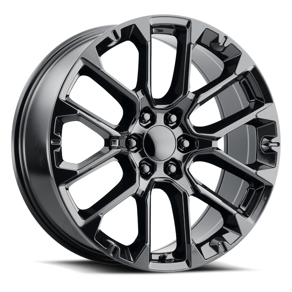 Voxx Replica Wheels SRV Gloss Black 22x9 28mm Offset 6x139.7 (6x5.5)