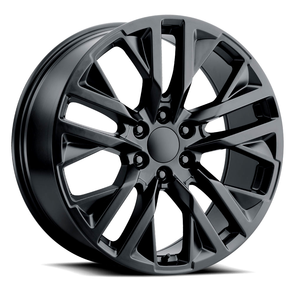 Voxx Replica Wheels SES Gloss Black 22x9 28mm Offset 6x139.7 (6x5.5)