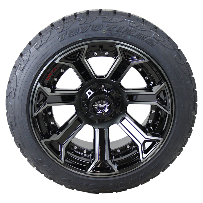 4Play 4P70 Brushed Black Toyo Open Country A/T III