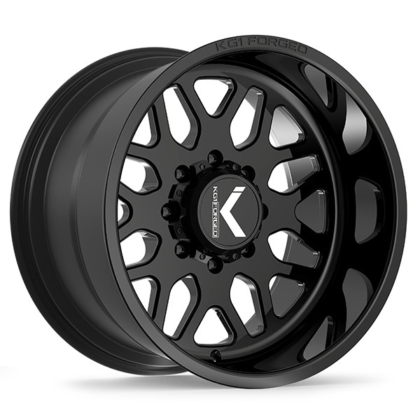 KG1 Forged Wheels Veteran KT001 Gloss Black 20x10 -24mm Offset 8x170