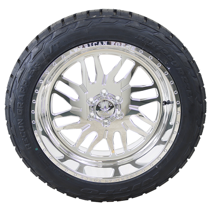 American Force H35 REDD Polished Nitto Recon Grappler A/T