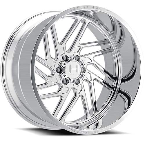 Hostile Forged Wheels Jigsaw HF116 Polished 24x14 -76mm Offset 8x180