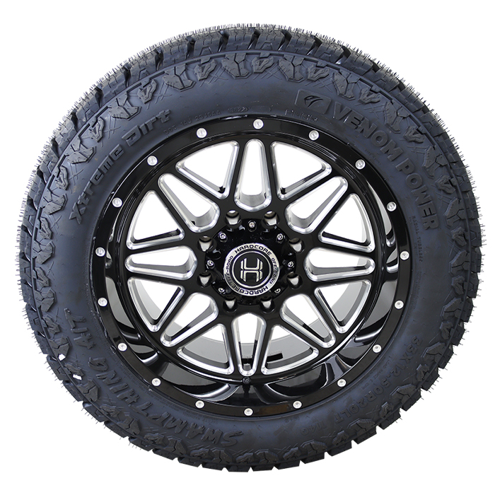 Hardcore Offroad HC18 Gloss Black Milled Venom Power Swampthing A/T