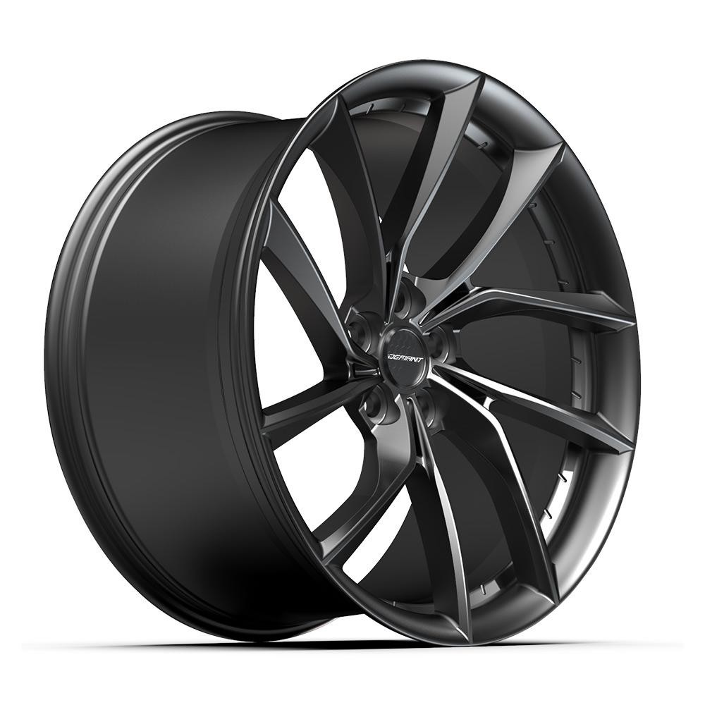 Defiant Wheels DF06 Dark Satin Charcoal 20x9 35mm Offset 5x114.3 (5x4.5)