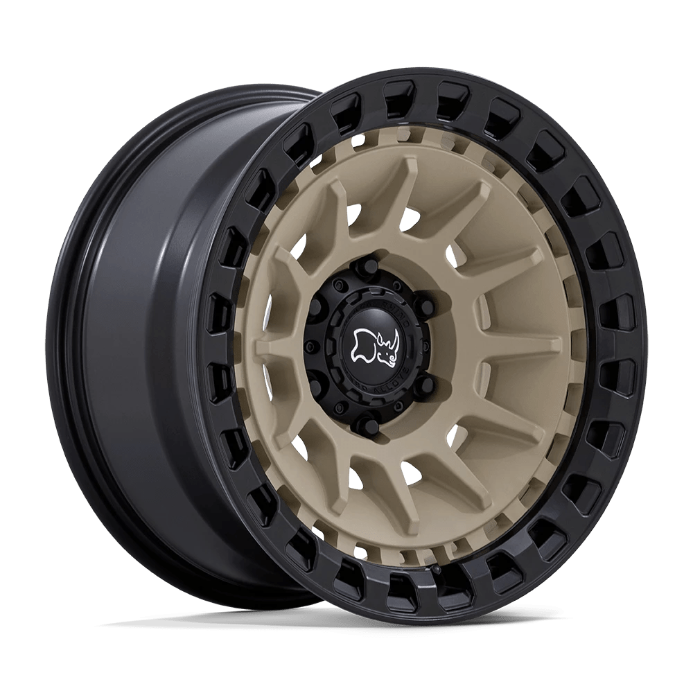 Black Rhino Wheels Barrage BR009 Desert Sand On Matte Black 17x8.5 -10mm Offset 6x135