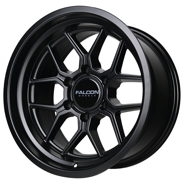 Falcon Offroad Wheels Apollo TX1 Full Matte Black 17x9 -12mm Offset 6x139.7 (6x5.5)