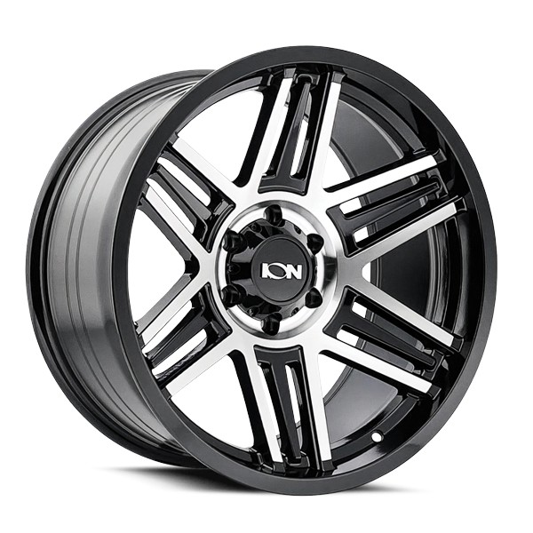 ION Alloy Wheels 147 Gloss Black Machined 17x9 0mm Offset 6x139.7 (6x5.5)