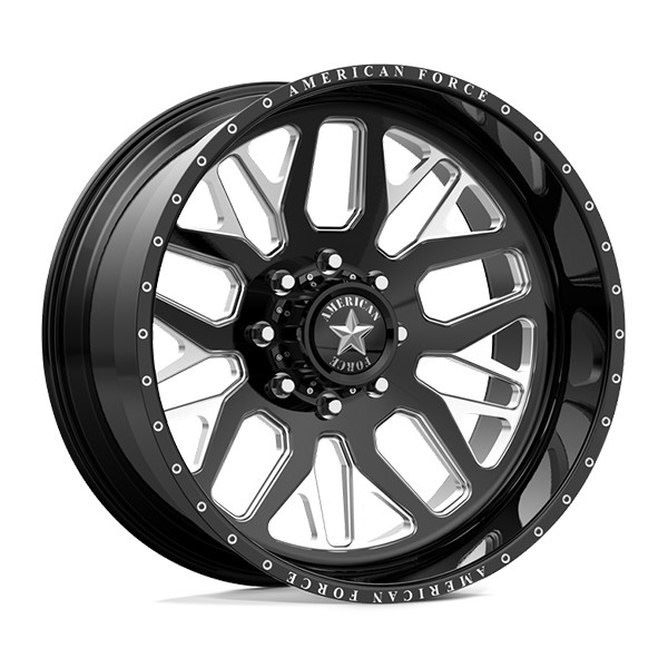 American Force Forged Wheels Panic CK18 Black Milled 24x14 -90mm Offset 5x139.7 (5x5.5)