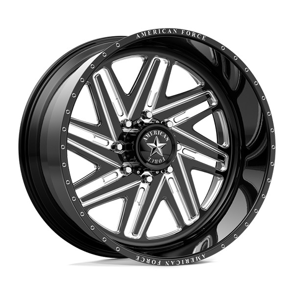 American Force Forged Wheels Carver R01 Black Milled 20x14 -73mm Offset 6x139.7 (6x5.5)