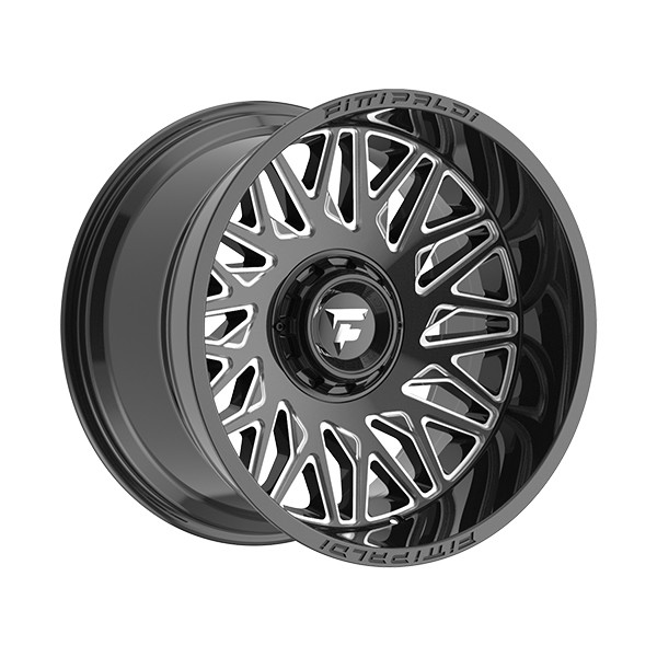 Fittipaldi Wheels FA07BM Gloss Black Milled 26x12 -44mm Offset 6x135,6x139.7 (6x5.5)